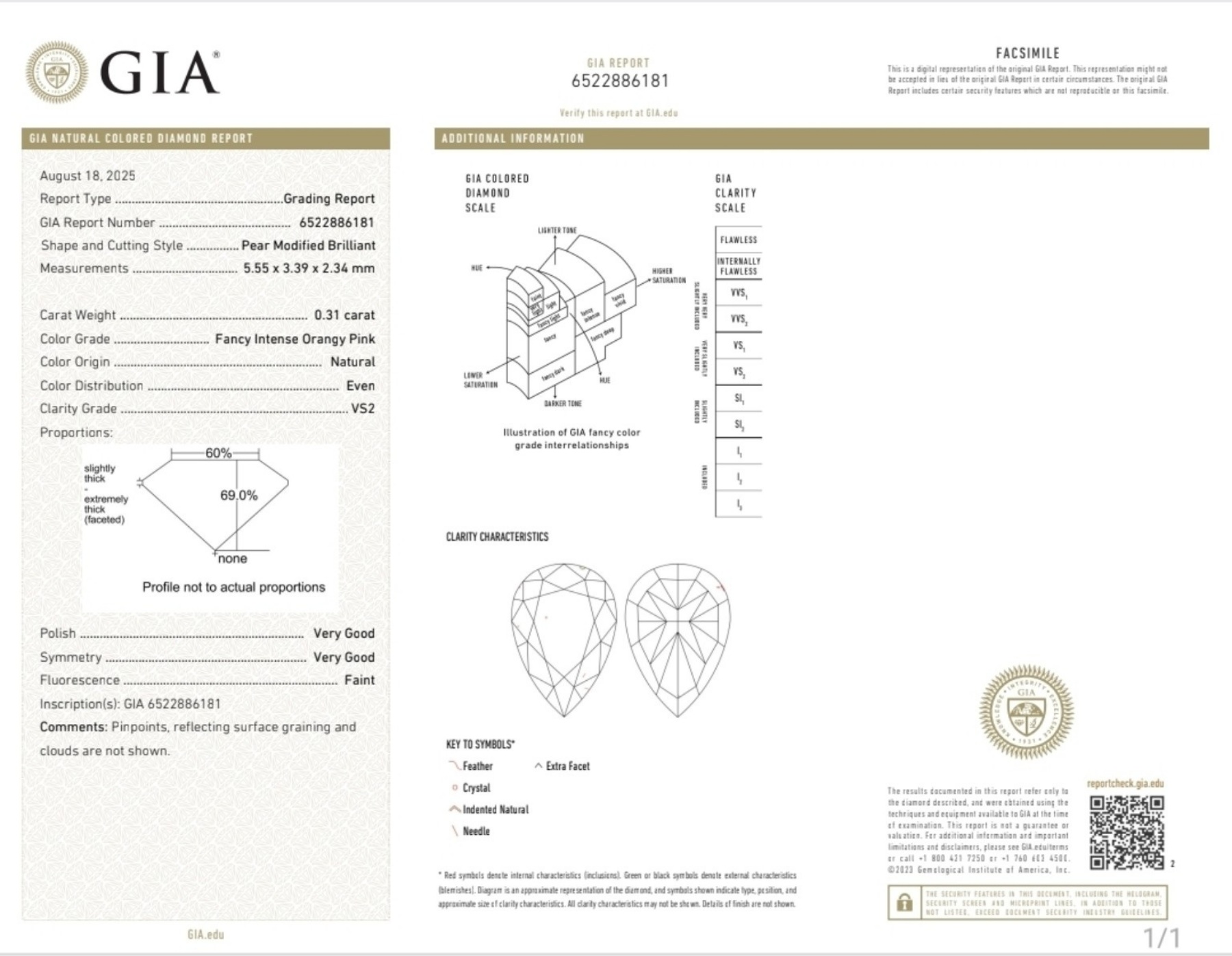 GIA 證書預覽 1