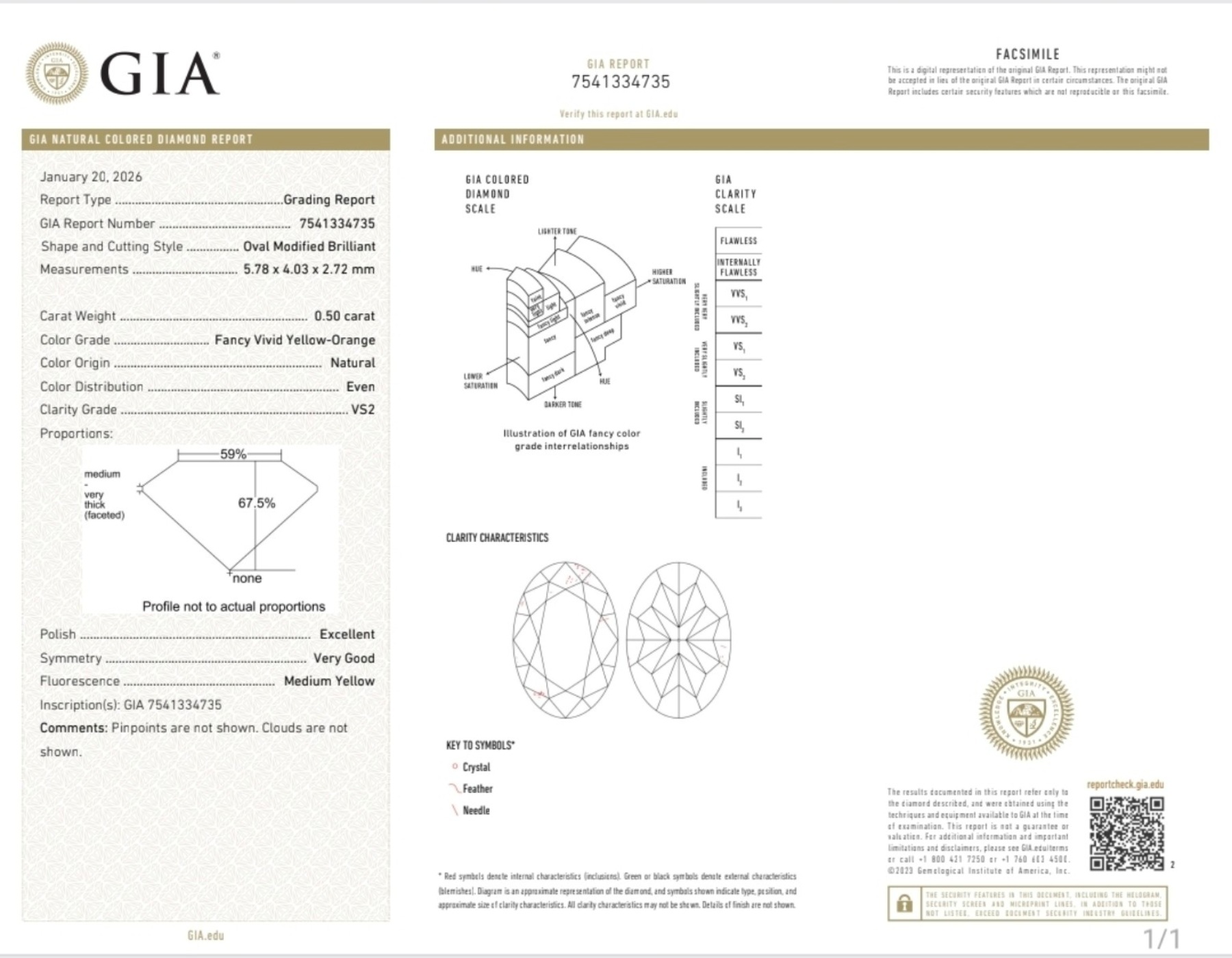 GIA 證書預覽 1