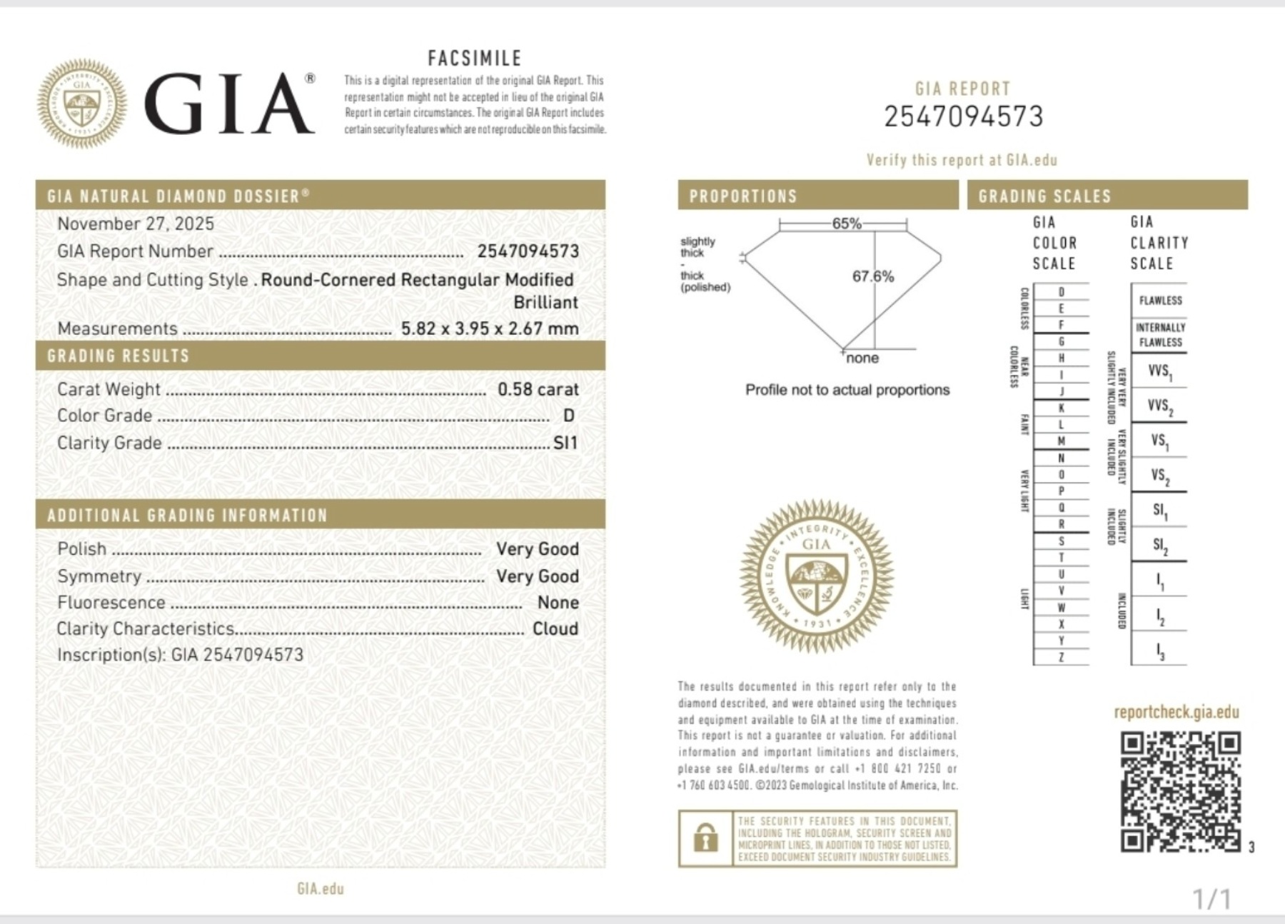 GIA 證書預覽 1