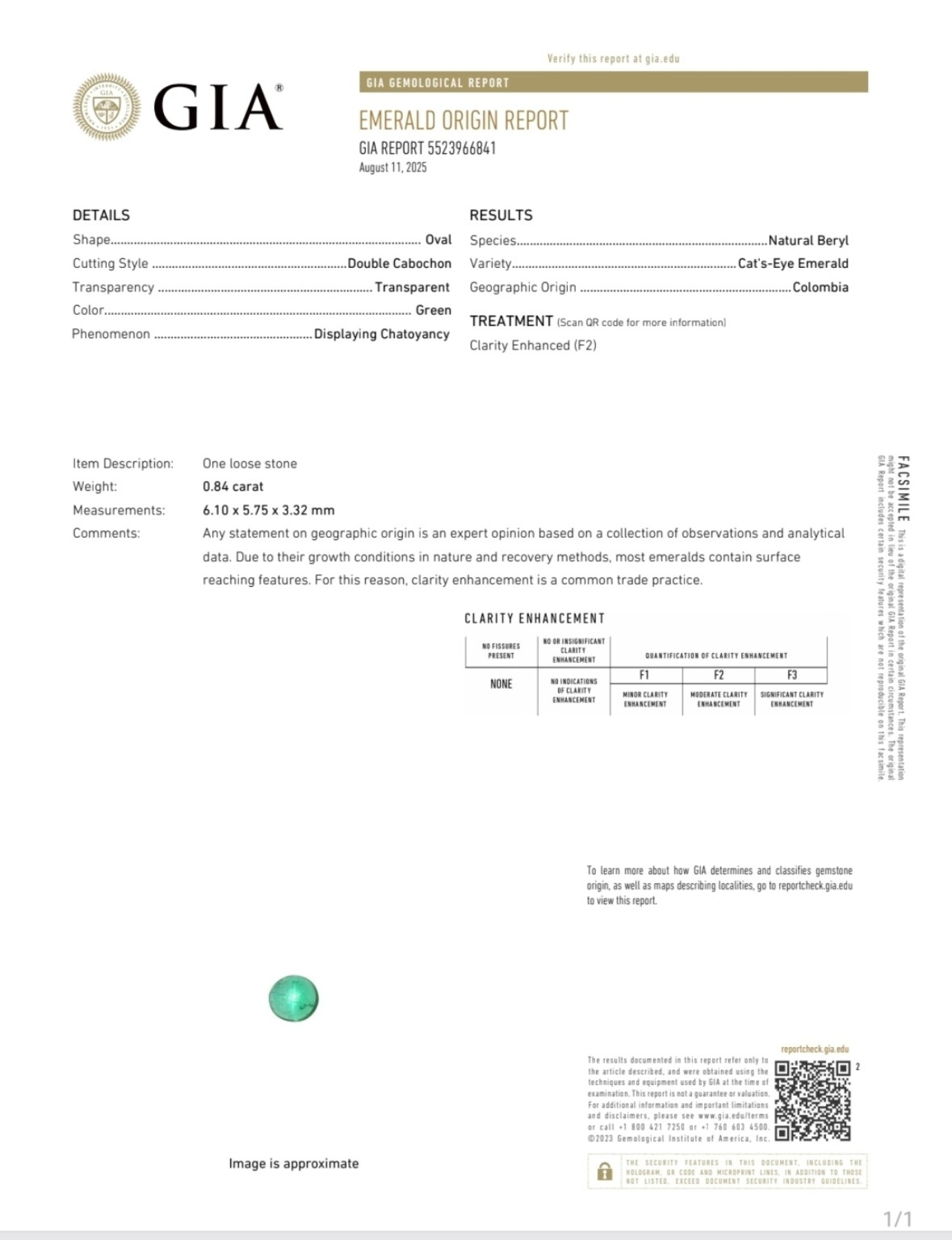 GIA 證書預覽 1