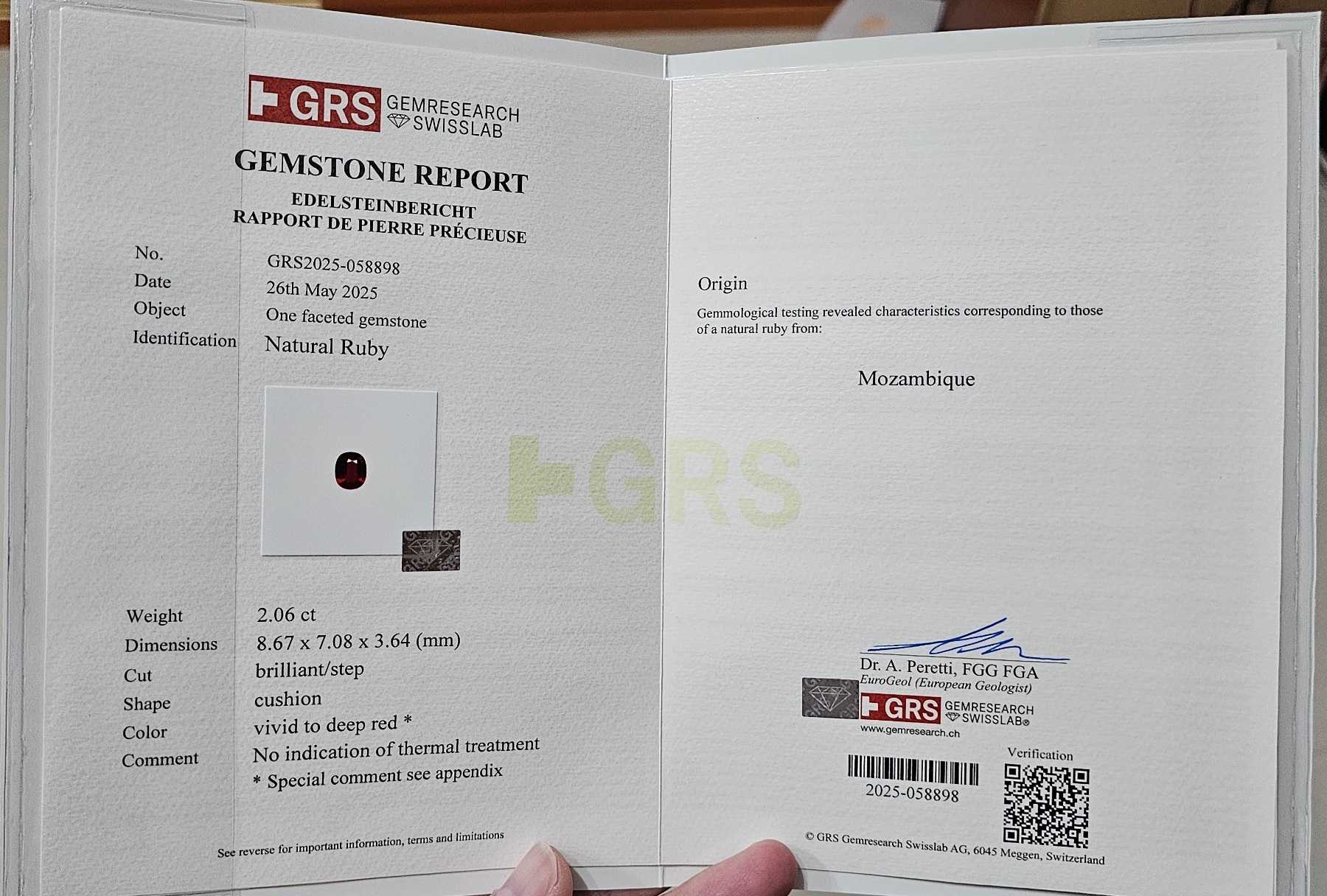 GRS 證書預覽 2