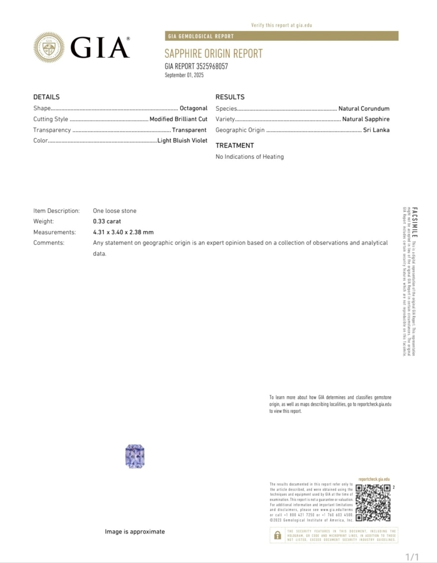 GIA 證書預覽 1