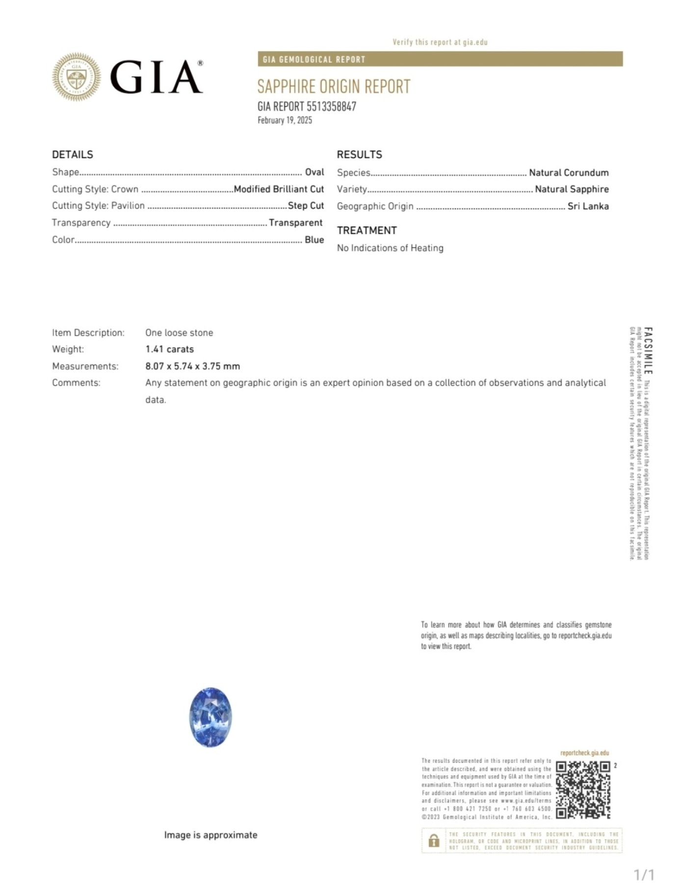 GIA 證書預覽 1