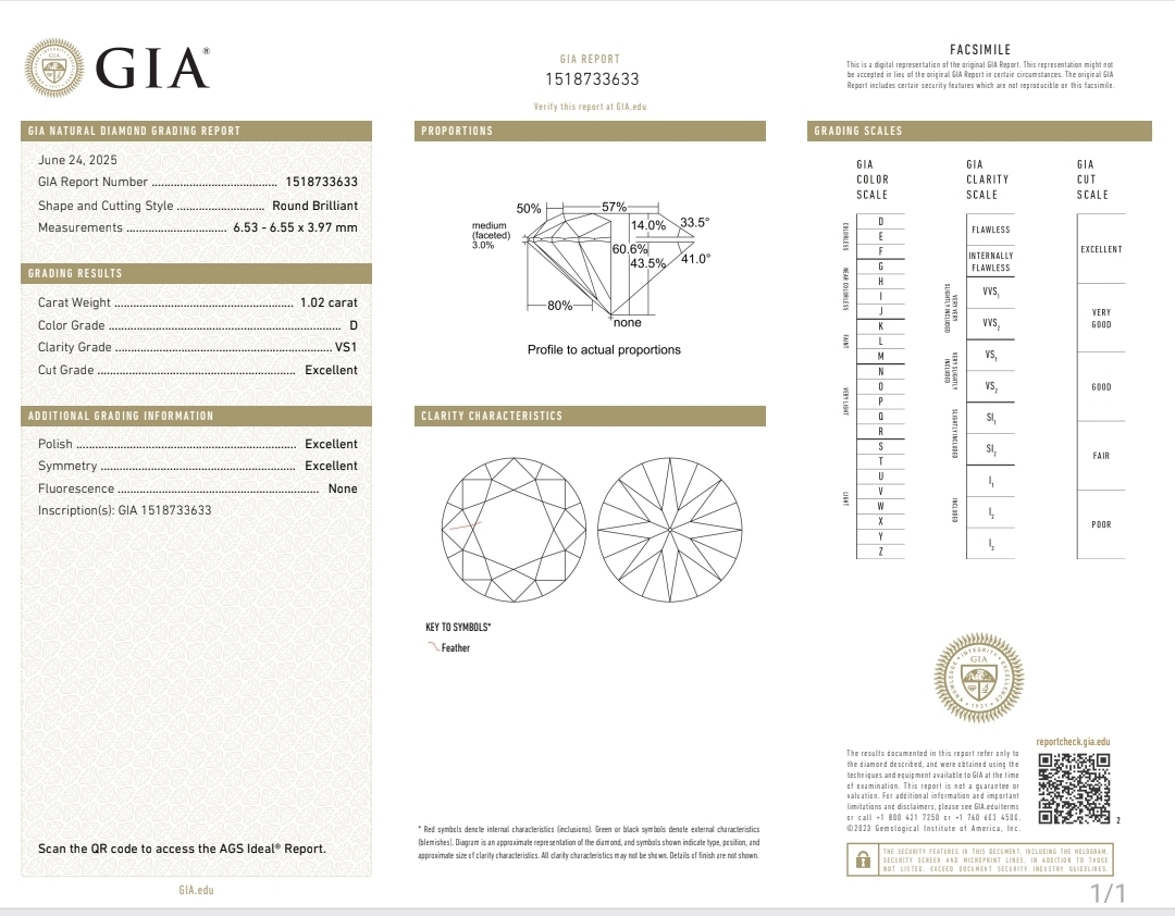 GIA 證書預覽 1