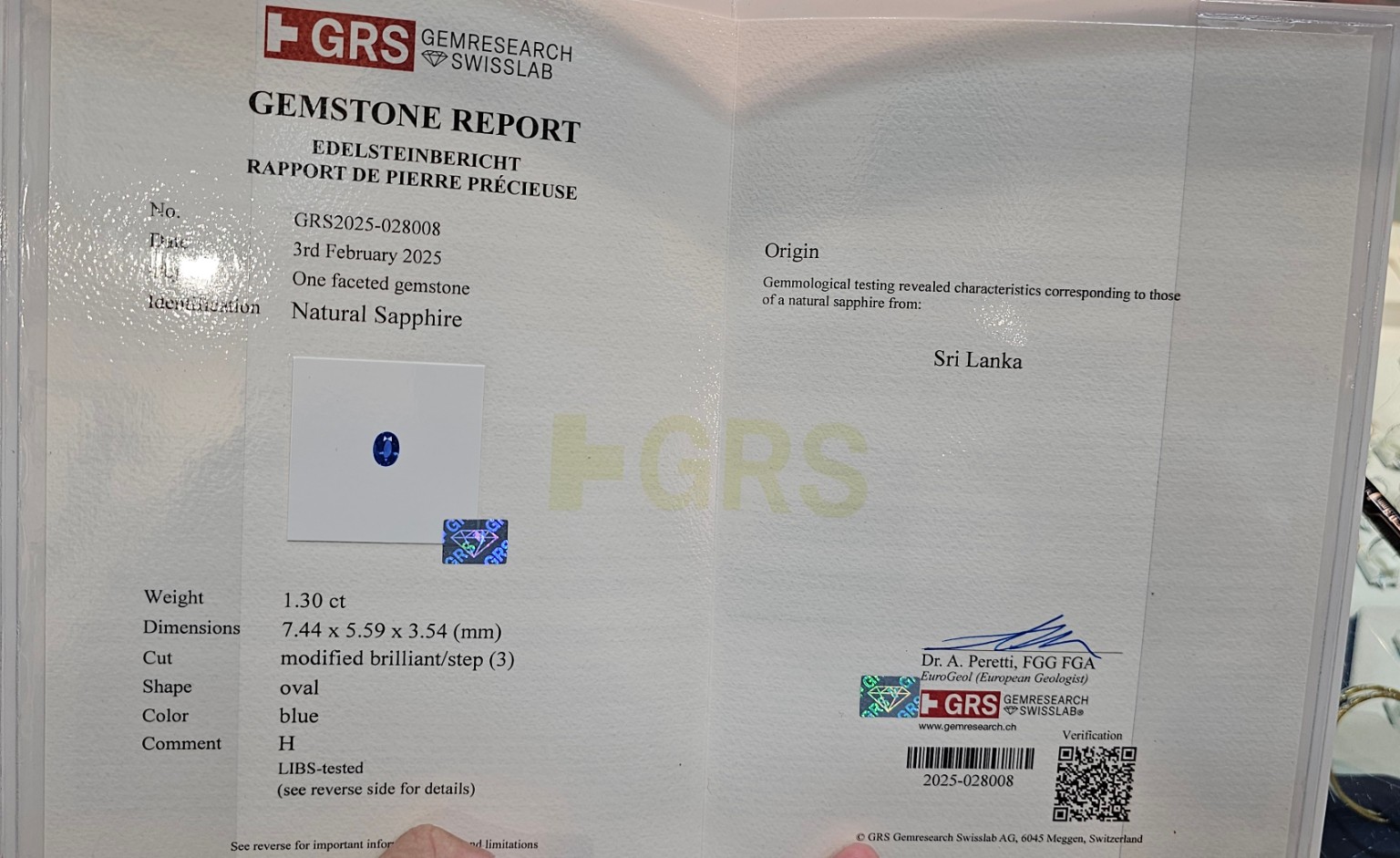 GRS 證書預覽 1