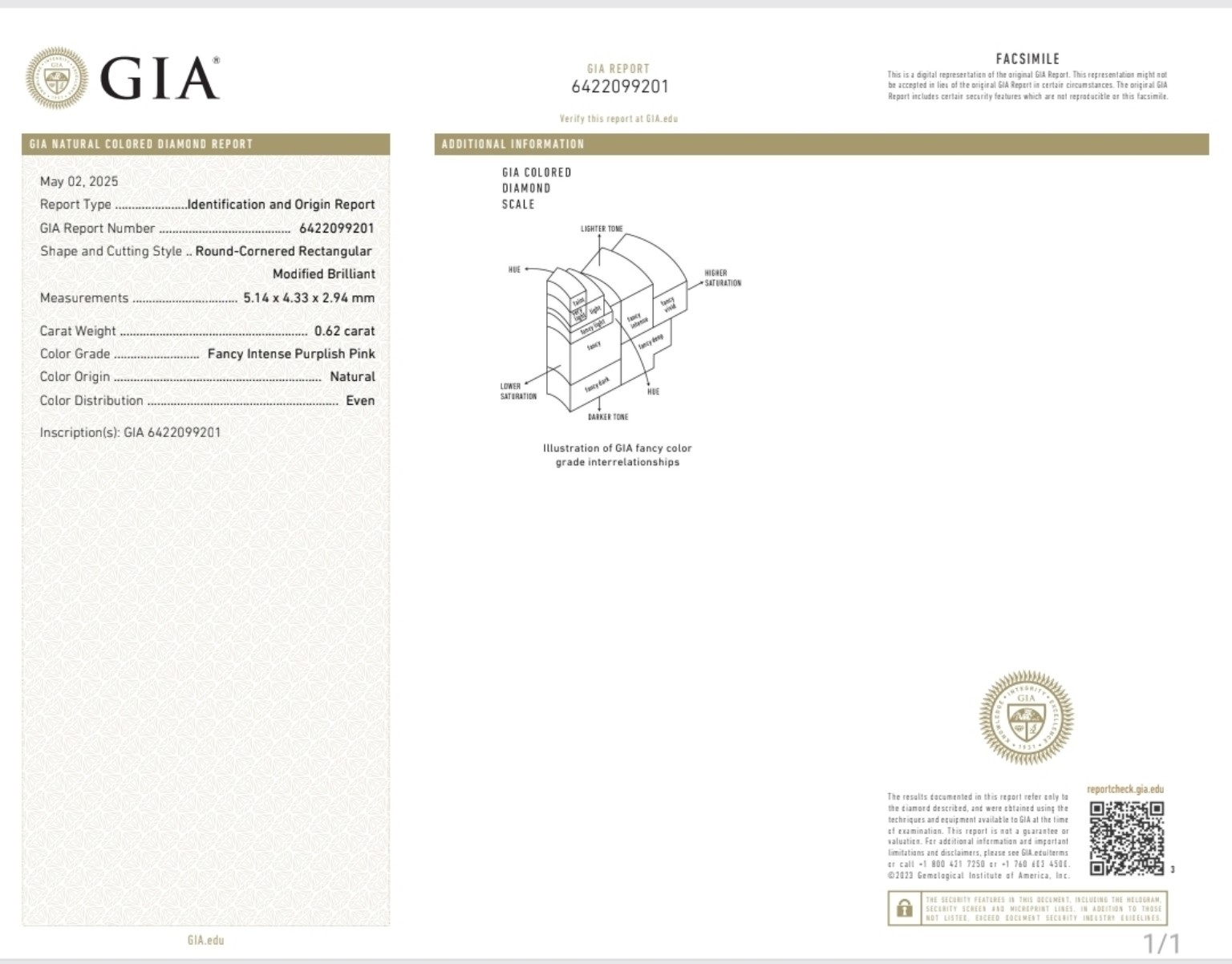 GIA 證書預覽 1